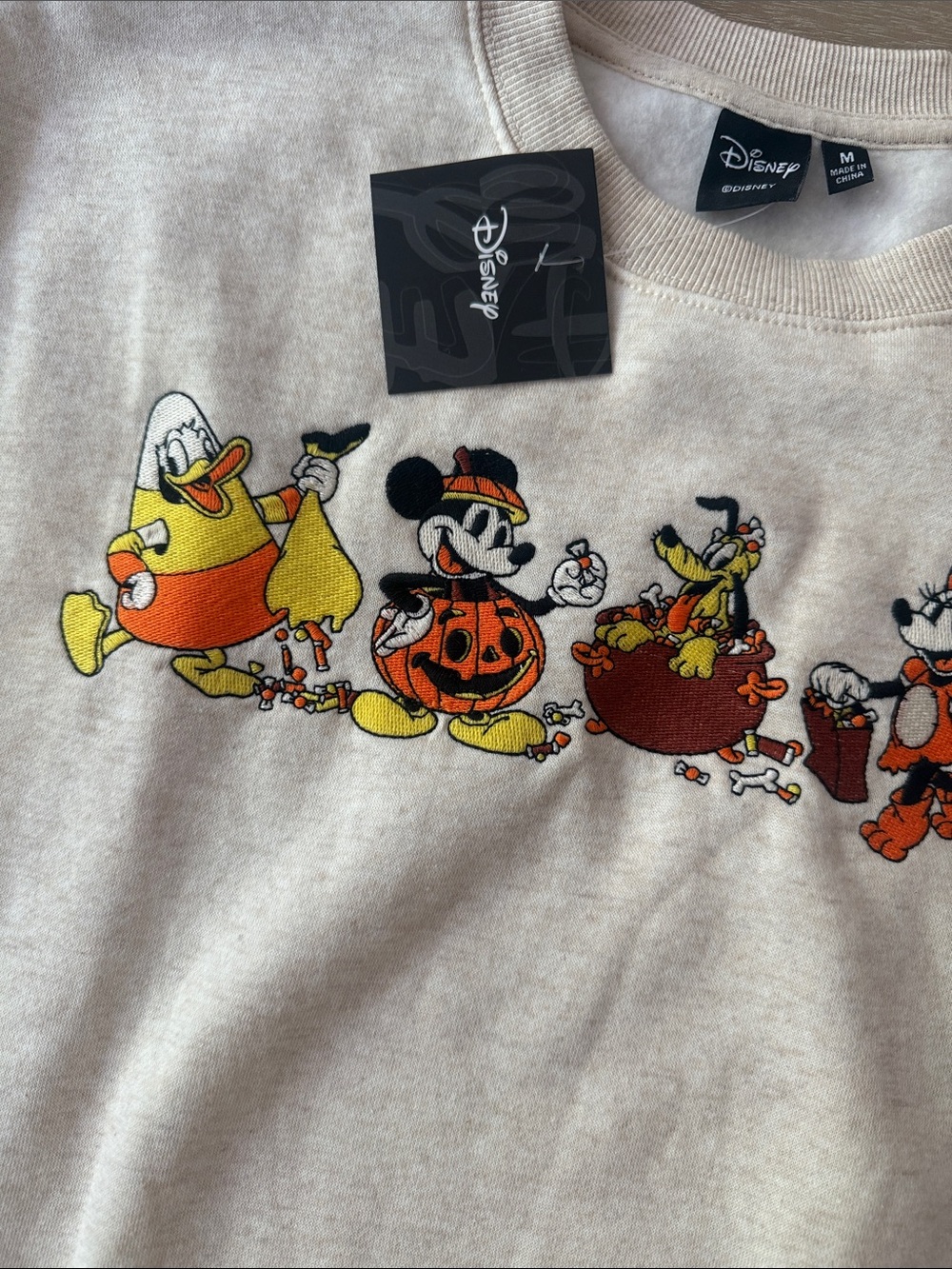 NWT Disney Halloween Mickey & Friends Crewneck Sweater | M - Picture 3 of 9